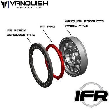 Vanquish 1.9 IFR SKARN Blue Anodized Beadlock