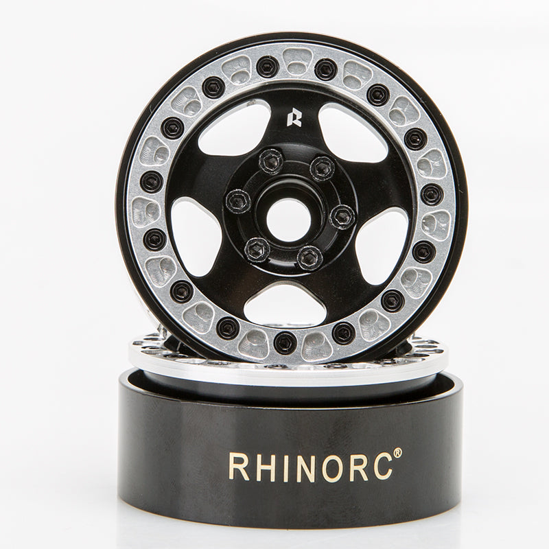 Rhino 24.5mm Narrow Brass & Aluminum 127g 1.9" Beadlock Wheel