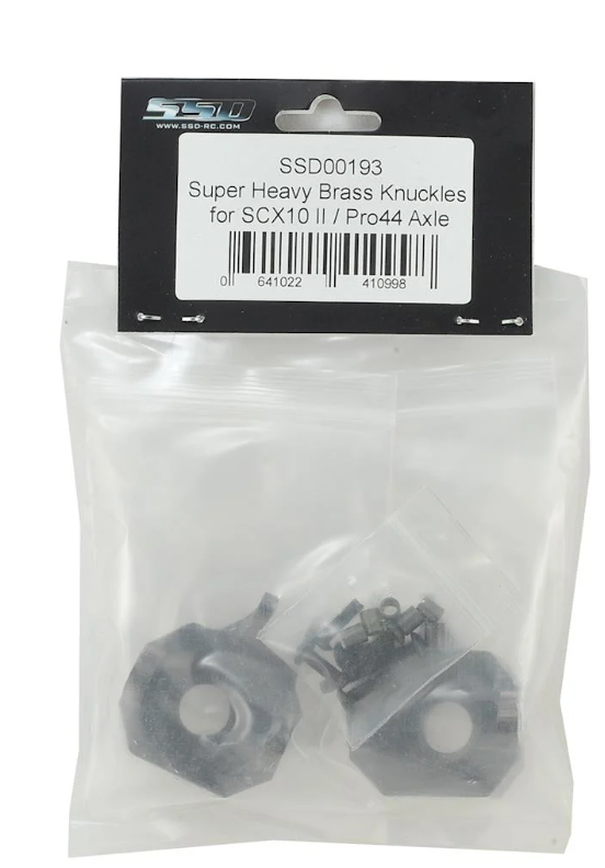 SSD RC SCX10 II AR44 Heavy Brass Steering Knuckles