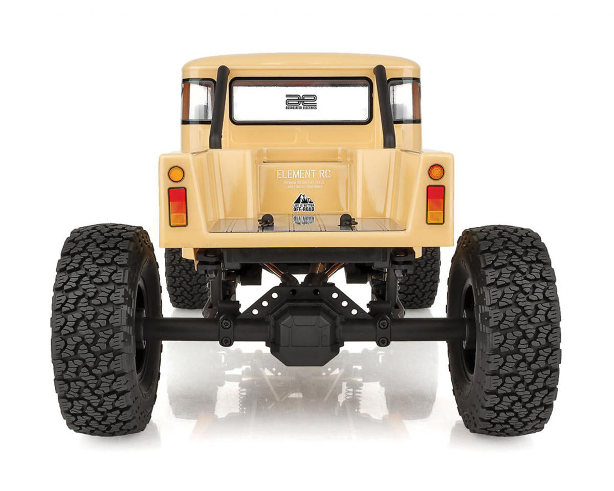 Element RC Enduro Zuul Trail Truck 4x4 RTR 1/10 Rock Crawler Combo (Tan) w/2.4GHz Radio, Battery & Charger