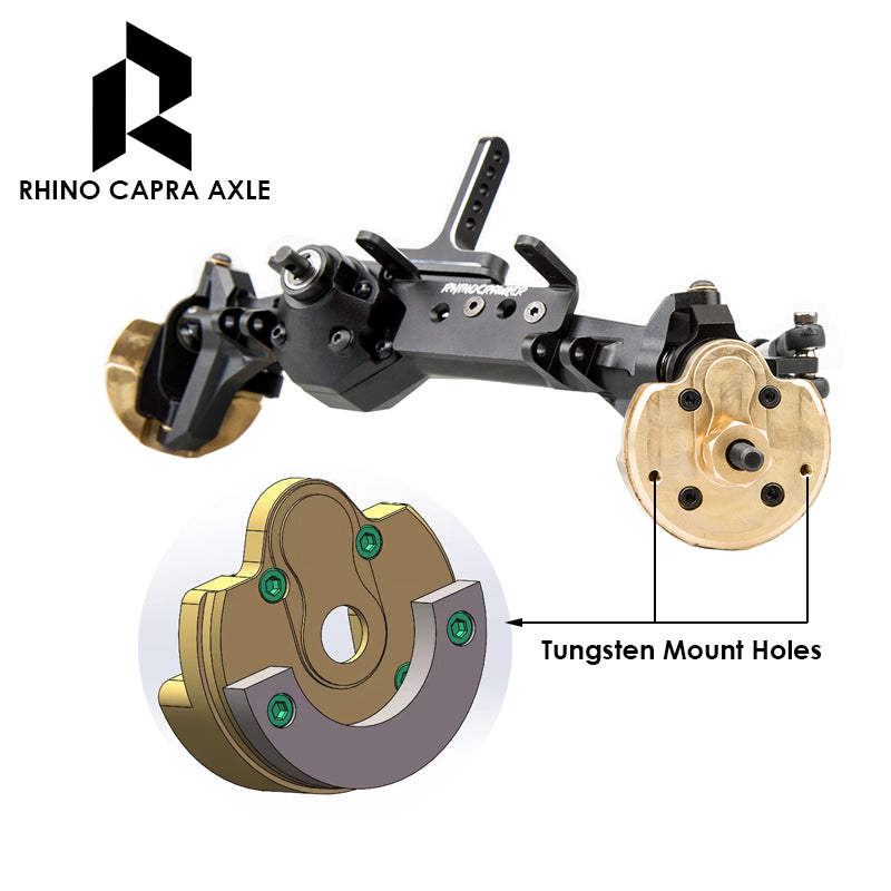 Rhino Capra Offset Portal Axles Nitride Hardened