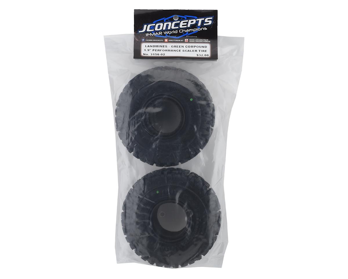 Landmines 1.9" All Terrain Crawler Tires (2) (Green) (4.72-Class 2)