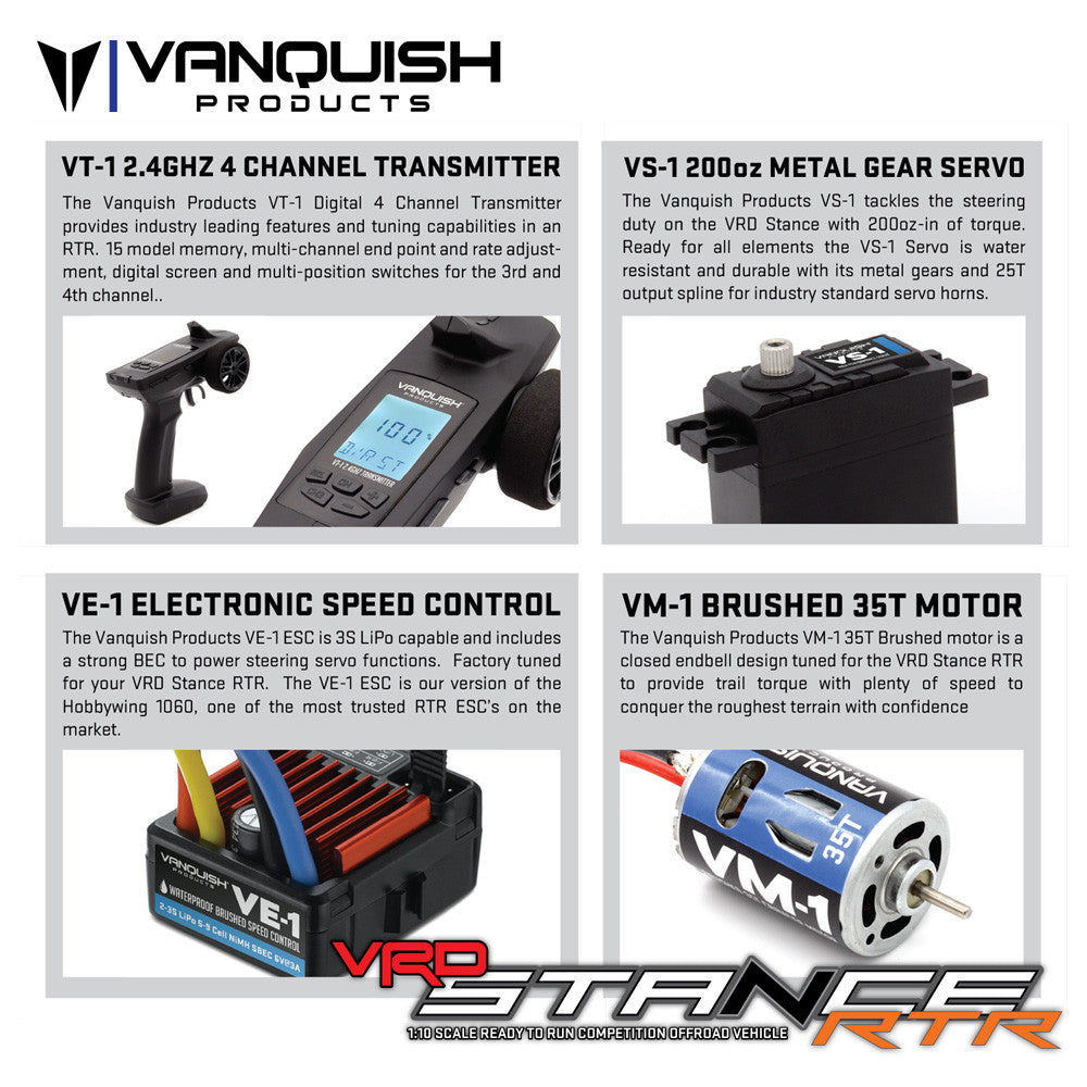 Vanquish Products VRD Stance RTR Portal Axle Comp Rock Crawler