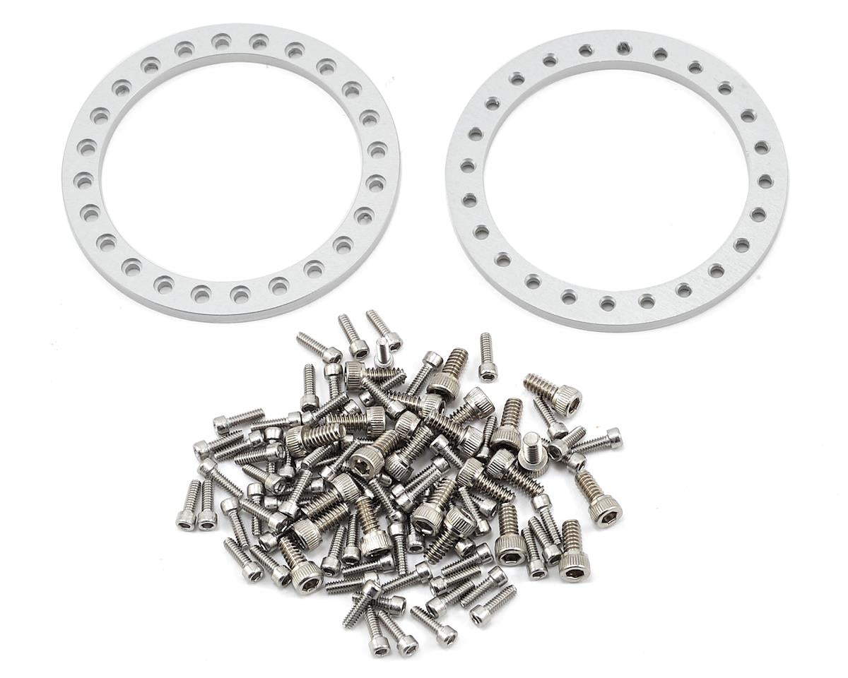 Vanquish Products Method 105 1.9" Beadlock Crawler Wheels (Black/Silver) (2)