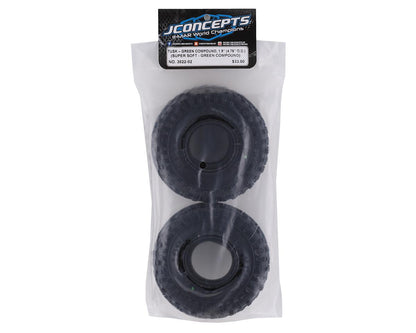 JConcepts Tusk 1.9" Performance Class 2 All Terrain Crawler Tires (2) (Green) (4.75-Class 2)